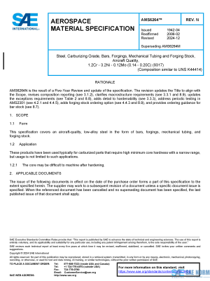 SAE AMS 6264 Series PDF