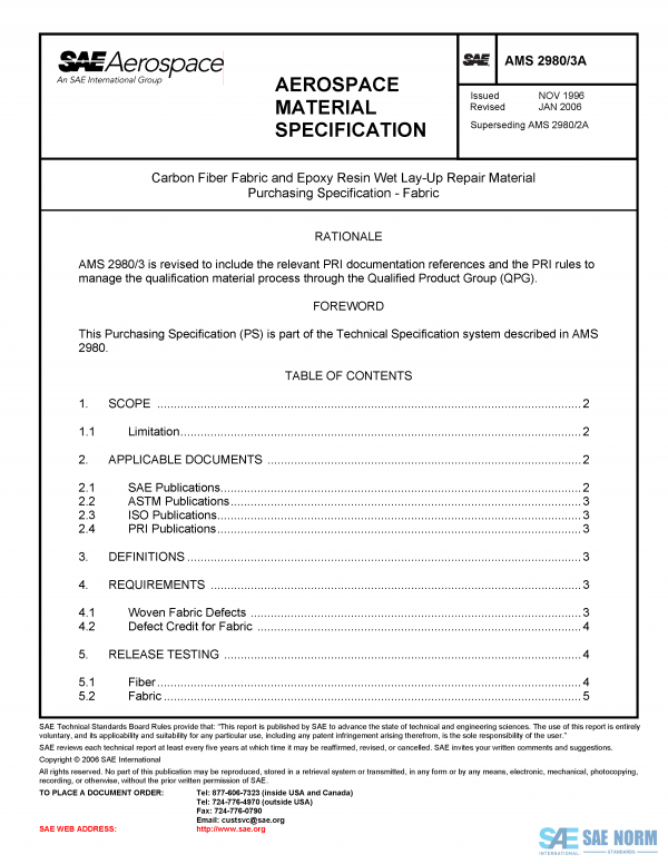SAE AMS 2980/3 Series PDF