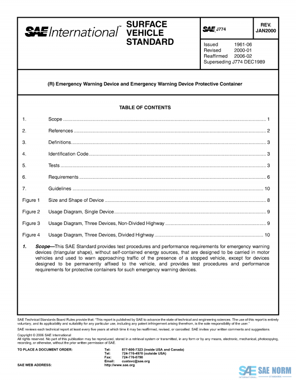 SAE J 774 Series PDF