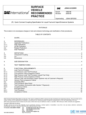 SAE J 2044 Series PDF