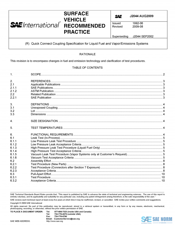 SAE J 2044 Series PDF