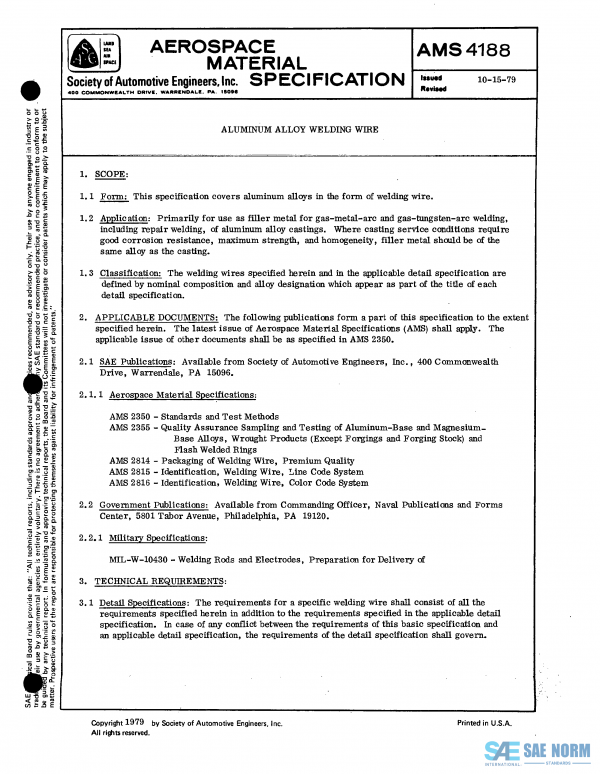 SAE AMS 4188 Series PDF