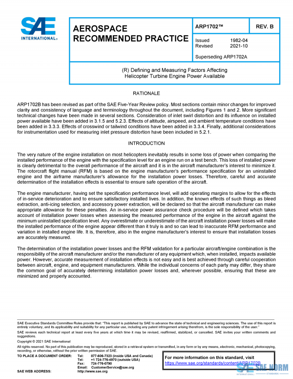 SAE ARP 1702 Series PDF