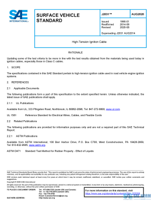 SAE J 2031 Series PDF