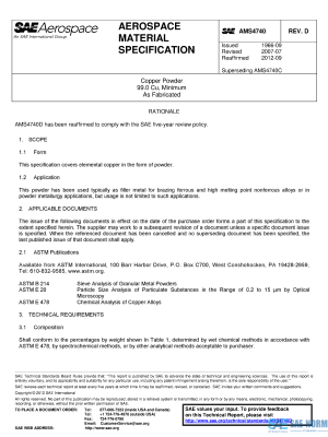 SAE AMS 4740 Series PDF