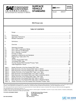 SAE J 2540/1 Series PDF