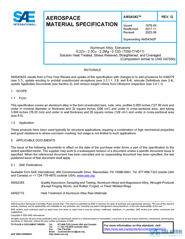 SAE AMS 4342 Series PDF