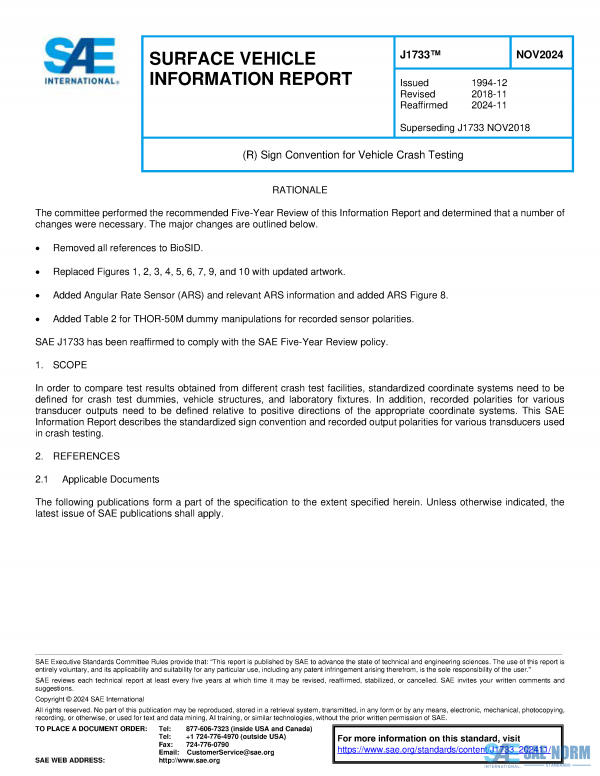 SAE J 1733 Series PDF