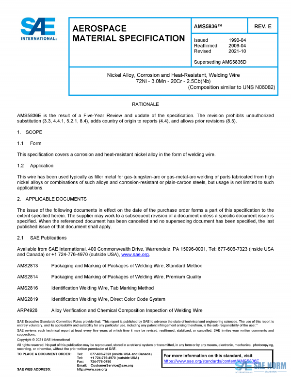SAE AMS 5836 Series PDF