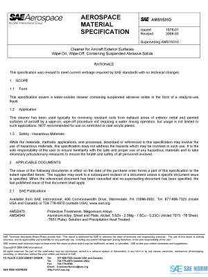 SAE AMS 1531 Series PDF