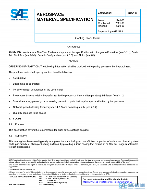 SAE AMS 2485 Series PDF