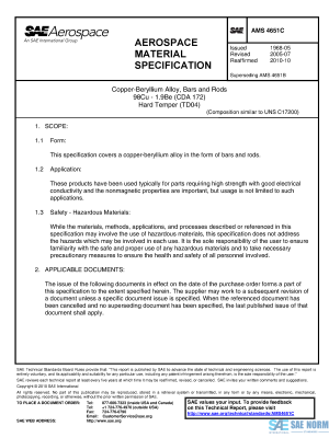 SAE AMS 4651 Series PDF