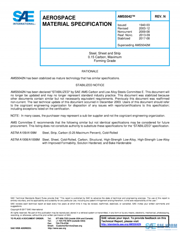 SAE AMS 5042 Series PDF