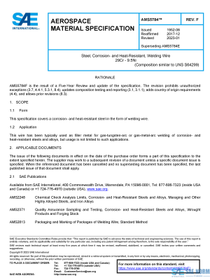 SAE AMS 5784 Series PDF