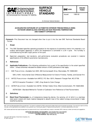 SAE J 2230 Series PDF