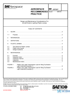 SAE ARP 5637 Series PDF