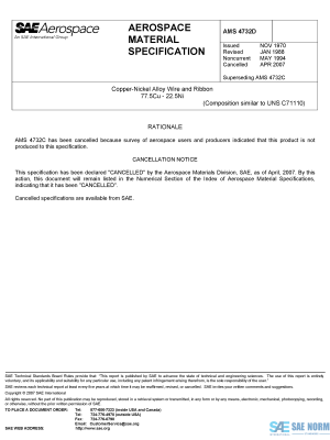 SAE AMS 4732 Series PDF