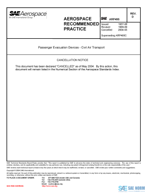 SAE ARP 495 Series PDF