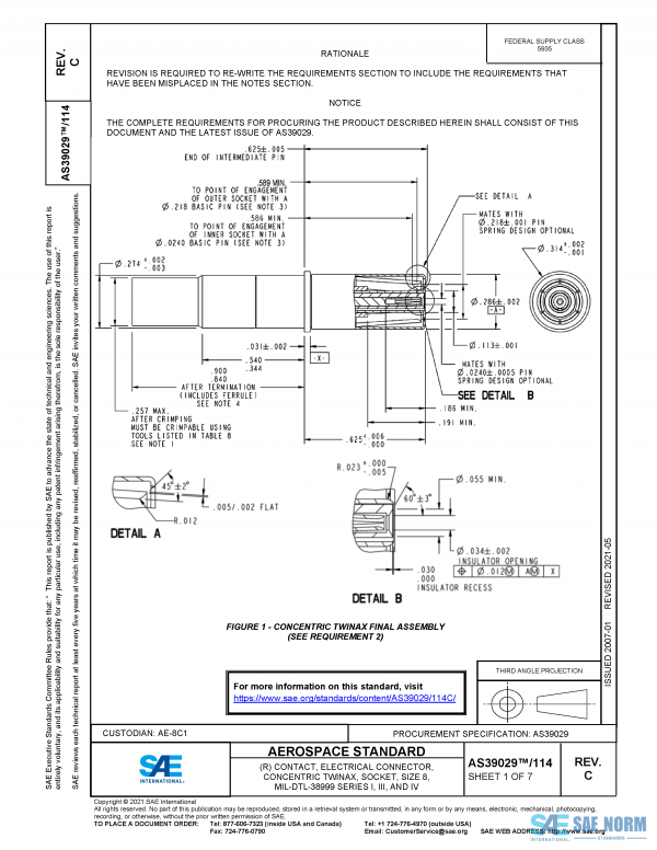 SAE AS 39029/114 Series PDF