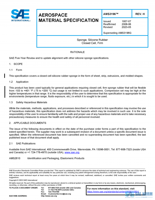 SAE AMS 3196 Series PDF