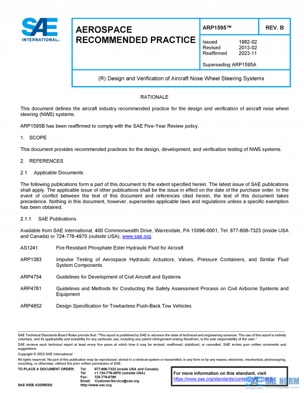 SAE ARP 1595 Series PDF