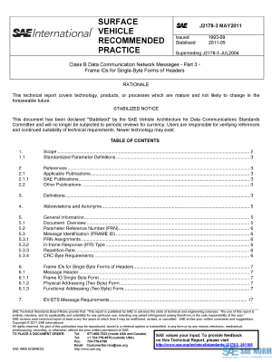 SAE J 2178/3 Series PDF
