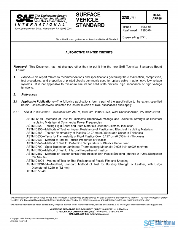SAE J 771 Series PDF