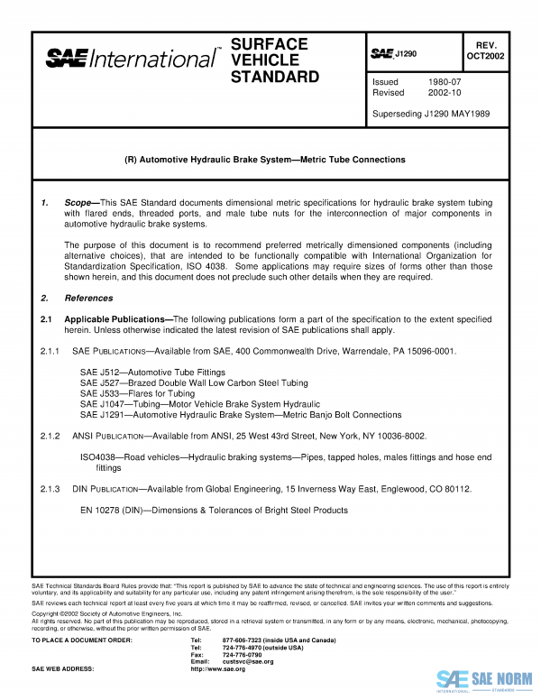 SAE J 1290 Series PDF