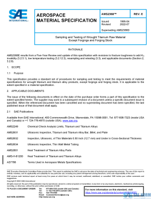 SAE AMS 2368 Series PDF