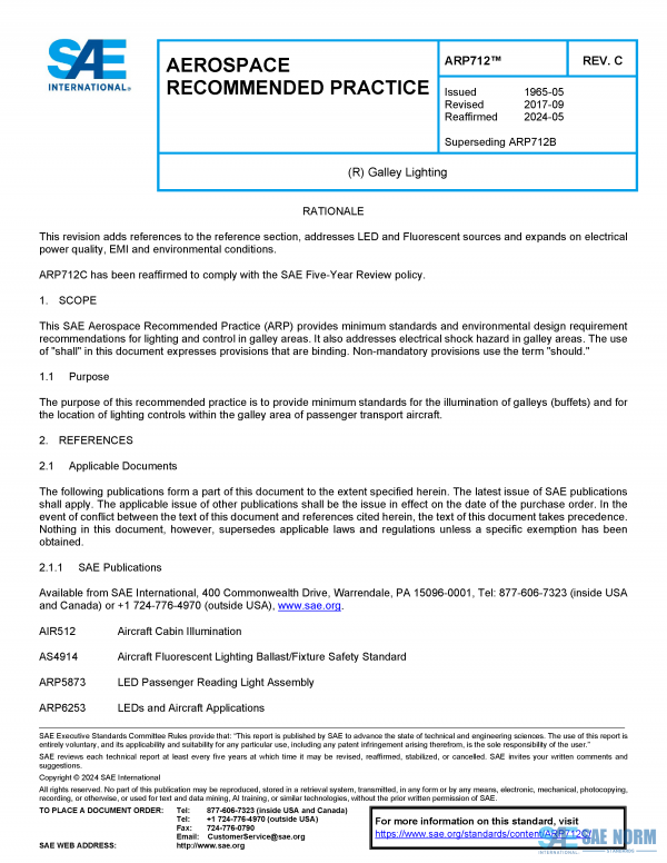 SAE ARP 712 Series PDF