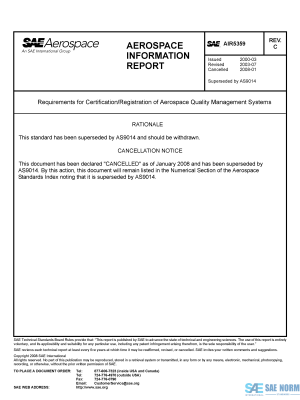 SAE AIR 5359 Series PDF