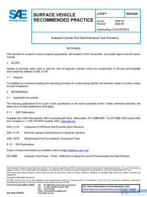 SAE J 1374 Series PDF