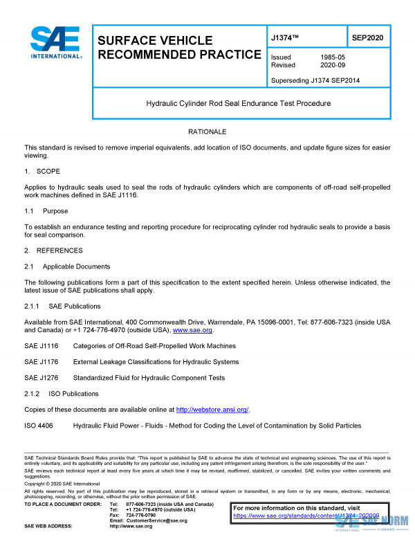 SAE J 1374 Series PDF