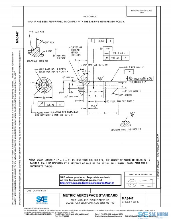 SAE MA 3447 Series PDF