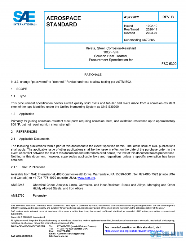 SAE AS 7228 Series PDF