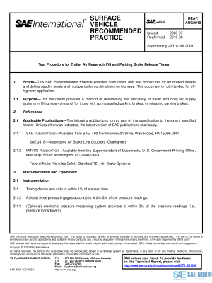SAE J 2378 Series PDF