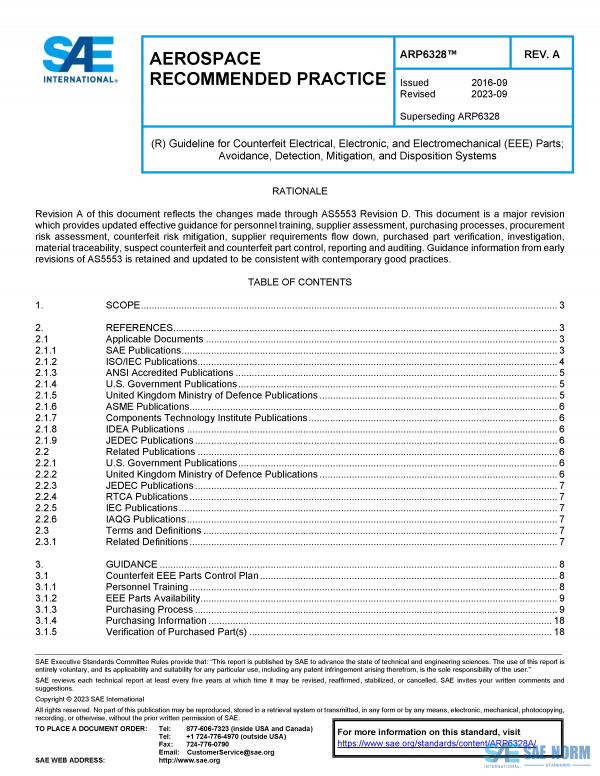 SAE ARP 6328 Series PDF