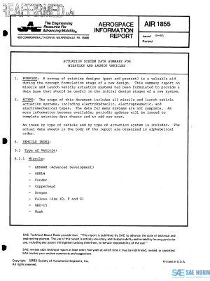 SAE AIR 1855 Series PDF