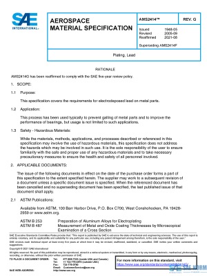 SAE AMS 2414 Series PDF