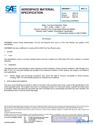 SAE AMS 5864 Series PDF