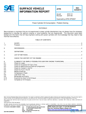 SAE J 2795 Series PDF