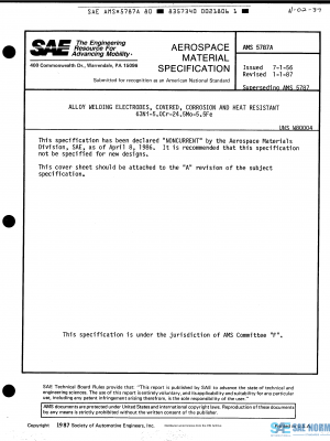 SAE AMS 5787 Series PDF