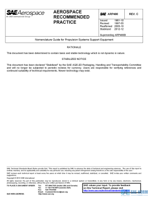 SAE ARP 480 Series PDF