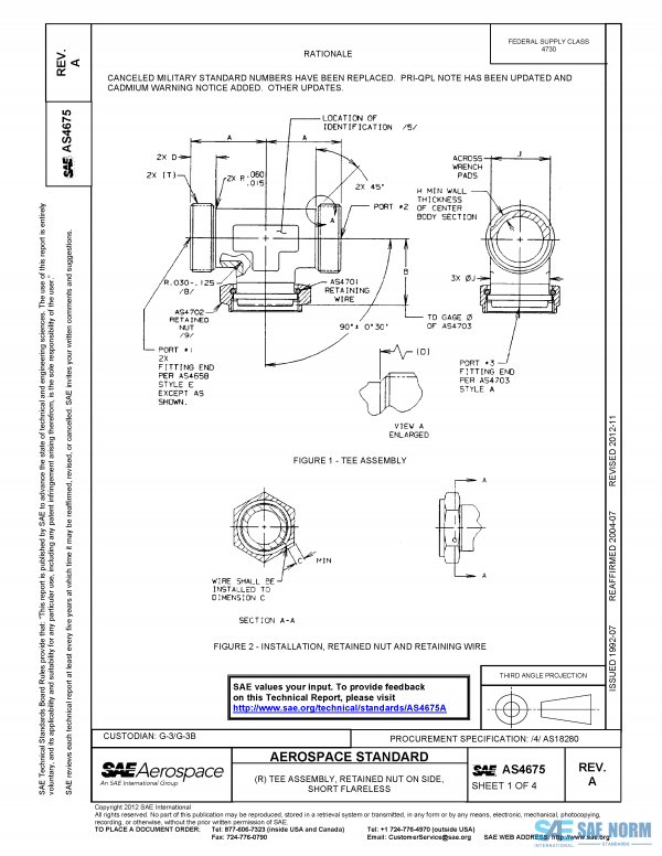 SAE AS 4675 Series PDF