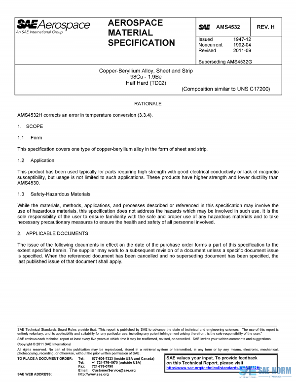 SAE AMS 4532 Series PDF