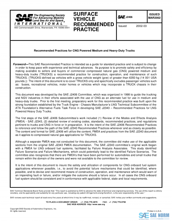SAE J 2406 Series PDF