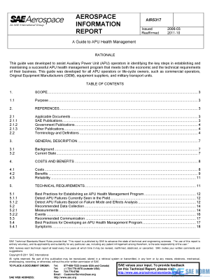SAE AIR 5317 Series PDF