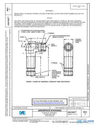 SAE AS 21925 Series PDF