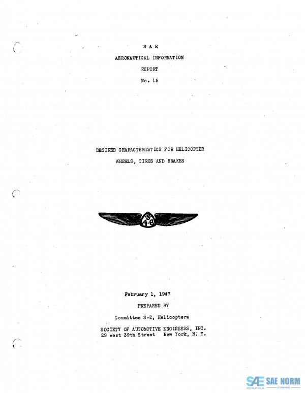 SAE AIR 15 Series PDF