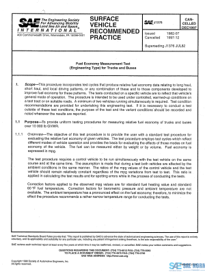 SAE J 1376 Series PDF